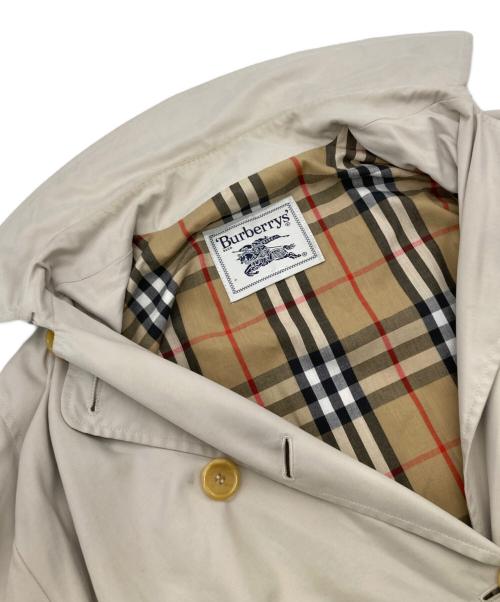 Burberry's（バーバリーズ）Burberry's (バーバリーズ) 裏ノバチェックトレンチコート ホワイト サイズ:不明の古着・服飾アイテム
