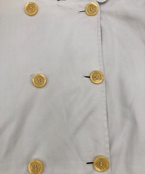 Burberry's（バーバリーズ）Burberry's (バーバリーズ) 裏ノバチェックトレンチコート ホワイト サイズ:不明の古着・服飾アイテム
