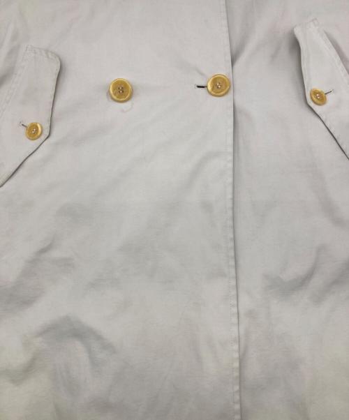 Burberry's（バーバリーズ）Burberry's (バーバリーズ) 裏ノバチェックトレンチコート ホワイト サイズ:不明の古着・服飾アイテム