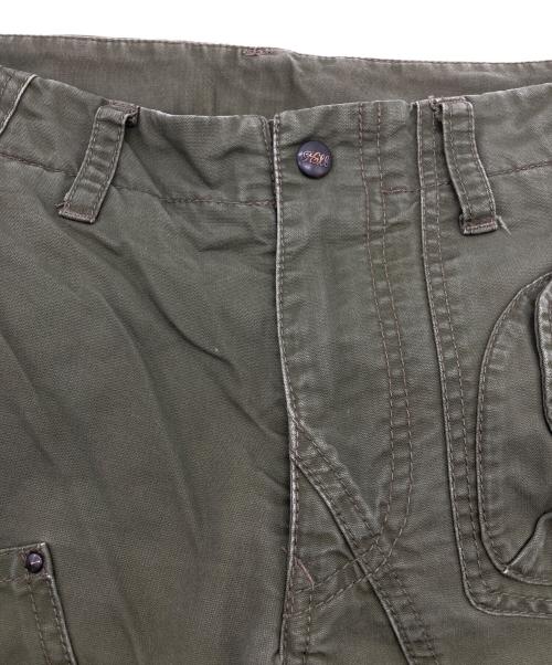HALB（ハルプ）HALB (ハルプ) カーゴギミックパンツ オリーブ サイズ:Sの古着・服飾アイテム
