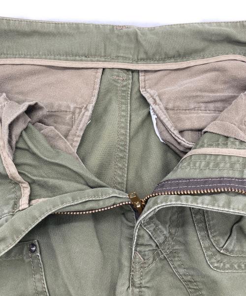 HALB（ハルプ）HALB (ハルプ) カーゴギミックパンツ オリーブ サイズ:Sの古着・服飾アイテム