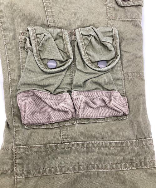 HALB（ハルプ）HALB (ハルプ) カーゴギミックパンツ オリーブ サイズ:Sの古着・服飾アイテム