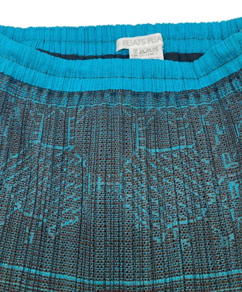 PLEATS PLEASE（プリーツプリーズ）PLEATS PLEASE (プリーツプリーズ) プリーツスカート ブルー サイズ:SIZE2の古着・服飾アイテム