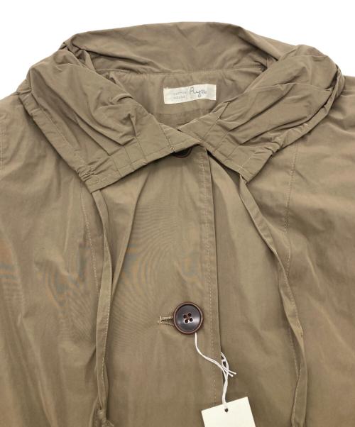 Cotton House Aya（コットンハウス アヤ）Cotton House Aya (コットンハウス アヤ) スタンドカラー4Bジャケット ブラウン サイズ:Mの古着・服飾アイテム