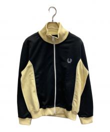 FRED PERRY（フレッドペリー）の古着「トラックジャケット」｜ベージュ×ブラック