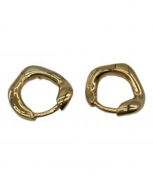MARIA BLACK（マリアブラック）の古着「Huggie Pierced Earrings」｜ゴールド