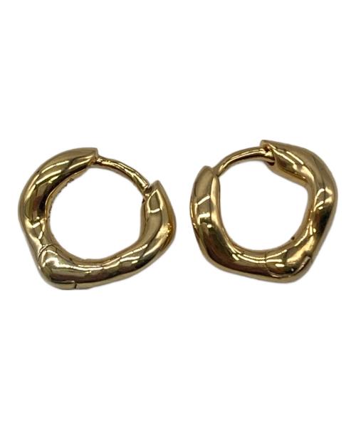 MARIA BLACK（マリアブラック）MARIA BLACK (マリアブラック) Huggie Pierced Earrings ゴールドの古着・服飾アイテム