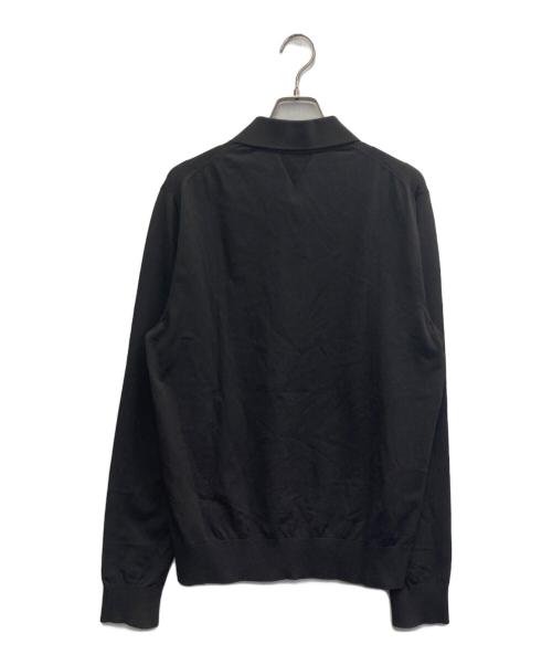 BOTTEGA VENETA（ボッテガベネタ）BOTTEGA VENETA (ボッテガベネタ) ポロシャツ ブラック サイズ:Mの古着・服飾アイテム