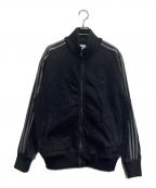 adidasアディダス）の古着「アディカラー デニム ファイヤーバード トラックトップ」｜グレー