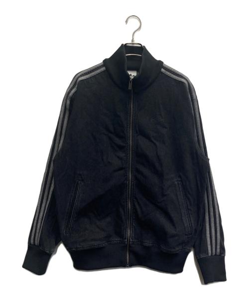 adidas（アディダス）adidas (アディダス) アディカラー デニム ファイヤーバード トラックトップ グレー サイズ:Mの古着・服飾アイテム