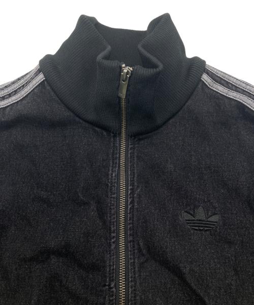 adidas（アディダス）adidas (アディダス) アディカラー デニム ファイヤーバード トラックトップ グレー サイズ:Mの古着・服飾アイテム
