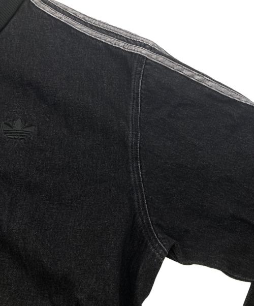 adidas（アディダス）adidas (アディダス) アディカラー デニム ファイヤーバード トラックトップ グレー サイズ:Mの古着・服飾アイテム