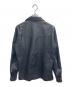 RUDE GALLERY BLACK REBEL (ルードギャラリー ブラックレーベル) ホースハイドシャツ ブラック サイズ:L：18000円
