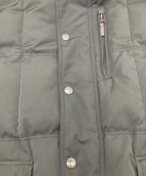 J.PRESS（ジェイプレス）J.PRESS (ジェイプレス) 襟コーデュロイダウンジャケット ブラック サイズ:LLの古着・服飾アイテム