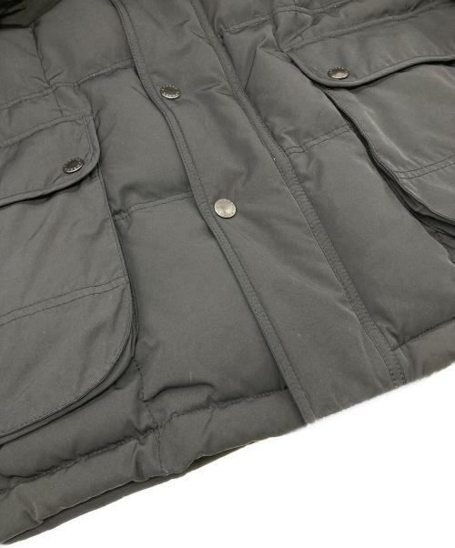 J.PRESS（ジェイプレス）J.PRESS (ジェイプレス) 襟コーデュロイダウンジャケット ブラック サイズ:LLの古着・服飾アイテム