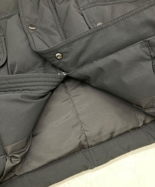 J.PRESS（ジェイプレス）J.PRESS (ジェイプレス) 襟コーデュロイダウンジャケット ブラック サイズ:LLの古着・服飾アイテム