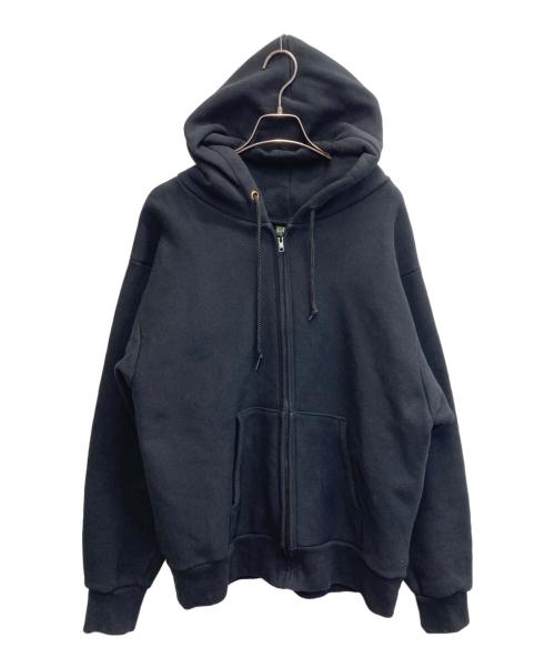 CAMBER（キャンバー）CAMBER (キャンバー) 裏起毛ジップパーカー ブラック サイズ:XLの古着・服飾アイテム
