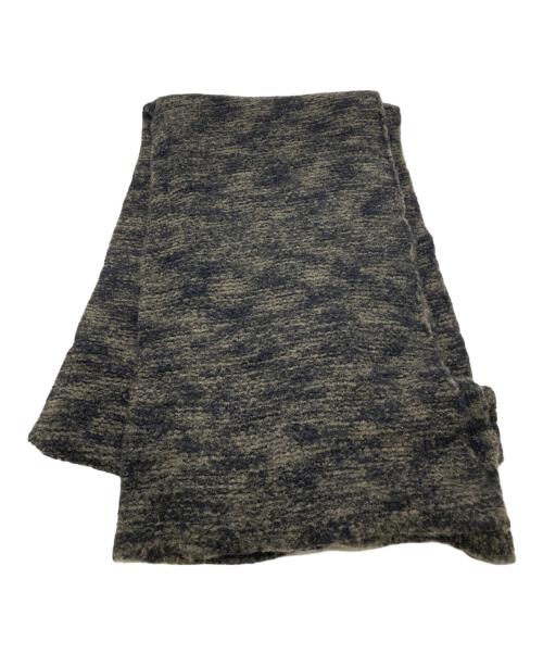 FALIERO SARTI（ファリエロサルティ）Faliero Sarti (ファリエロサルティ) カシミヤシルクマフラー グリーン×ブラックの古着・服飾アイテム
