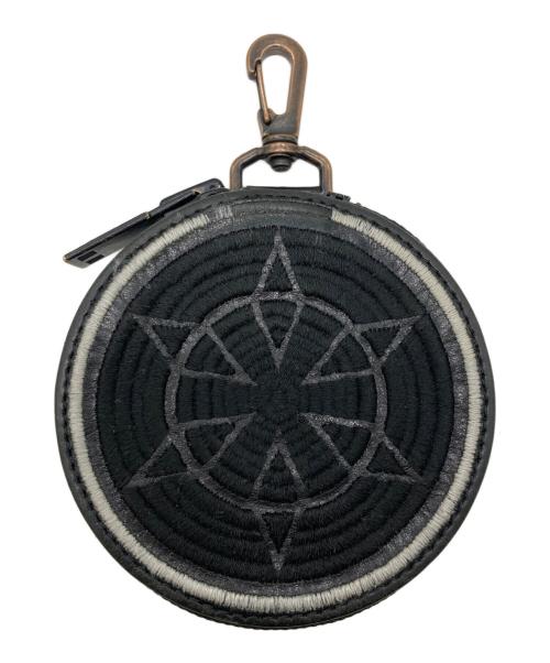 flagstuff（フラグスタフ）FLAGSTUFF (フラグスタフ) blackmeans (ブラックミーンズ) 10th Anniversary Circle Pouch Coin Case ブラック×グレーの古着・服飾アイテム
