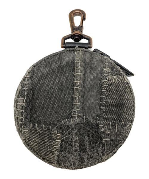 flagstuff（フラグスタフ）FLAGSTUFF (フラグスタフ) blackmeans (ブラックミーンズ) 10th Anniversary Circle Pouch Coin Case ブラック×グレーの古着・服飾アイテム