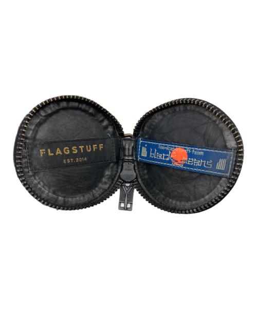 flagstuff（フラグスタフ）FLAGSTUFF (フラグスタフ) blackmeans (ブラックミーンズ) 10th Anniversary Circle Pouch Coin Case ブラック×グレーの古着・服飾アイテム