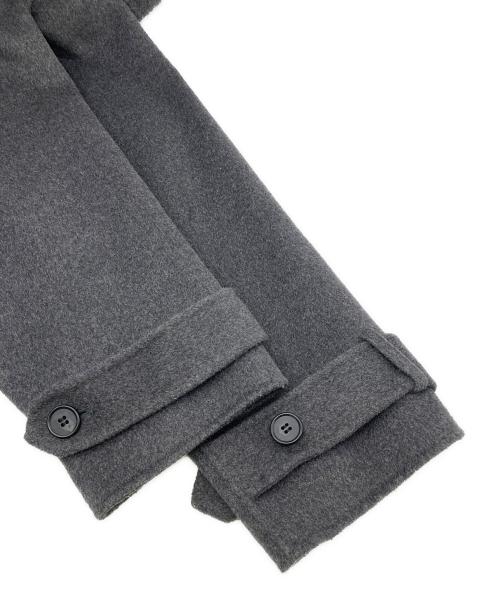 regleam（リグリーム）regleam (リグリーム) ダブルブレストウールコート グレー サイズ:FREEの古着・服飾アイテム