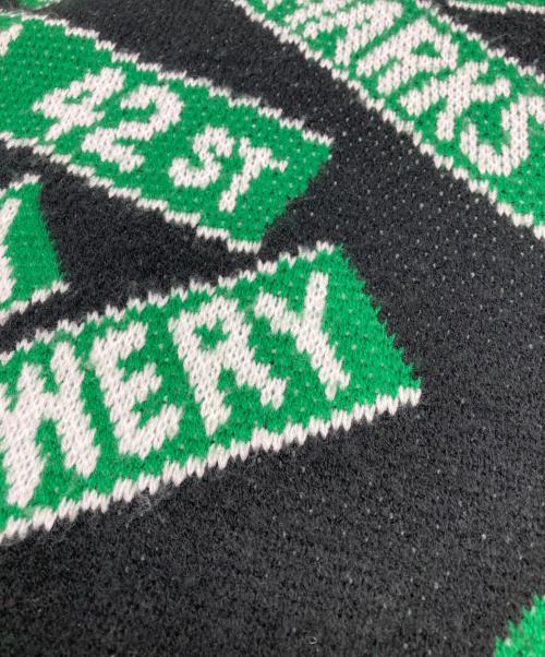 SUPREME（シュプリーム）Supreme (シュプリーム) Street Signs Sweater グリーン×ブラック サイズ:Mの古着・服飾アイテム