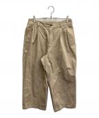 SQUEEZED DESIGNスクイーズ デザイン）の古着「2TUCK CHINO」｜ベージュ