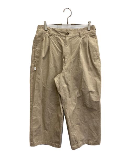 SQUEEZED DESIGN（スクイーズ デザイン）SQUEEZED DESIGN (スクイーズ デザイン) 2TUCK CHINO ベージュ サイズ:W34の古着・服飾アイテム