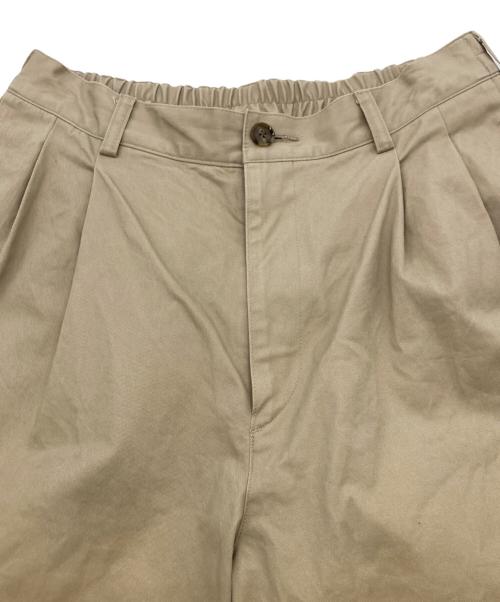 SQUEEZED DESIGN（スクイーズ デザイン）SQUEEZED DESIGN (スクイーズ デザイン) 2TUCK CHINO ベージュ サイズ:W34の古着・服飾アイテム