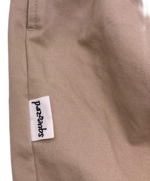 SQUEEZED DESIGN（スクイーズ デザイン）SQUEEZED DESIGN (スクイーズ デザイン) 2TUCK CHINO ベージュ サイズ:W34の古着・服飾アイテム