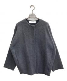 JOURNAL STANDARD（ジャーナルスタンダード）の古着「ダブルフェイスコクーンカーディガン」｜グレー