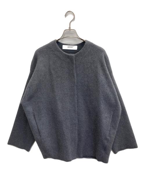 JOURNAL STANDARD（ジャーナルスタンダード）JOURNAL STANDARD (ジャーナルスタンダード) ダブルフェイスコクーンカーディガン グレー サイズ:FREEの古着・服飾アイテム