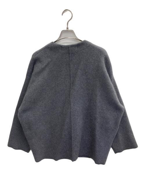 JOURNAL STANDARD（ジャーナルスタンダード）JOURNAL STANDARD (ジャーナルスタンダード) ダブルフェイスコクーンカーディガン グレー サイズ:FREEの古着・服飾アイテム