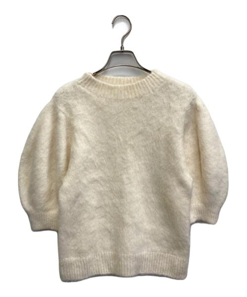 EFFE BEAMS（エッフェ ビームス）EFFE BEAMS (エッフェ ビームス) アルパカウール ボリュームスリーブ ニット ベージュ サイズ:-の古着・服飾アイテム
