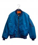 BEAMSビームス）の古着「リラックスフィット THERMOLITE(R) MA-1 （撥水）」｜ブルー