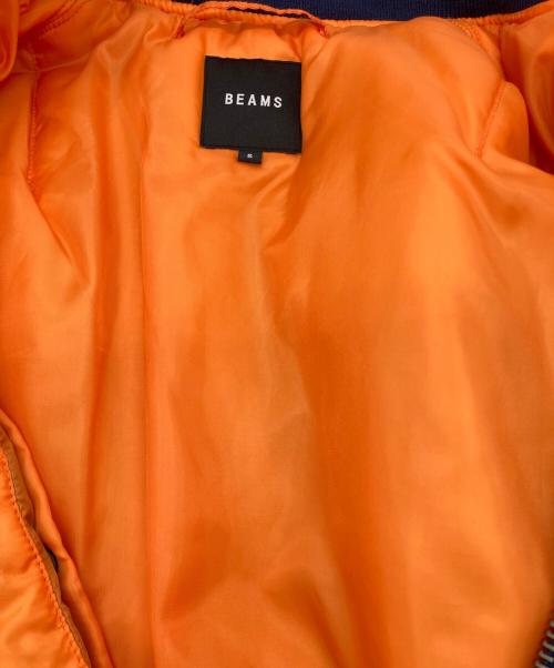 BEAMS（ビームス）BEAMS (ビームス) リラックスフィット THERMOLITE(R) MA-1 （撥水） ブルー サイズ:Sの古着・服飾アイテム