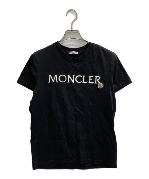 MONCLER（モンクレール）MONCLER (モンクレール) MAGLIA MANICHE CORTE Tee ブラック サイズ:Sの古着・服飾アイテム