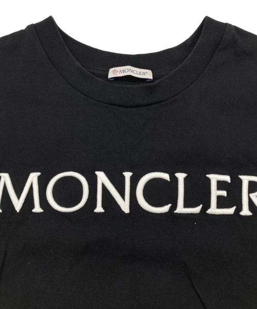 MONCLER（モンクレール）MONCLER (モンクレール) MAGLIA MANICHE CORTE Tee ブラック サイズ:Sの古着・服飾アイテム