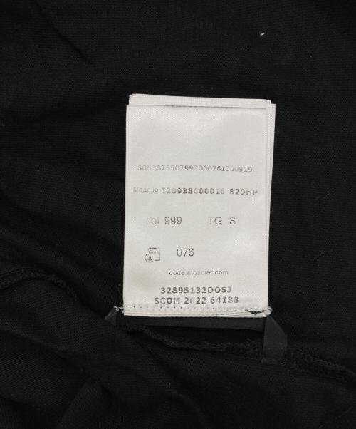 MONCLER（モンクレール）MONCLER (モンクレール) MAGLIA MANICHE CORTE Tee ブラック サイズ:Sの古着・服飾アイテム