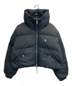 Calvin Kleinカルバンクライン）の古着「W'S VOLUME NECK CROPPED DOWN PUFFER」｜ブラック