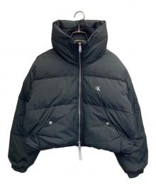 Calvin Klein（カルバンクライン）の古着「W'S VOLUME NECK CROPPED DOWN PUFFER」｜ブラック