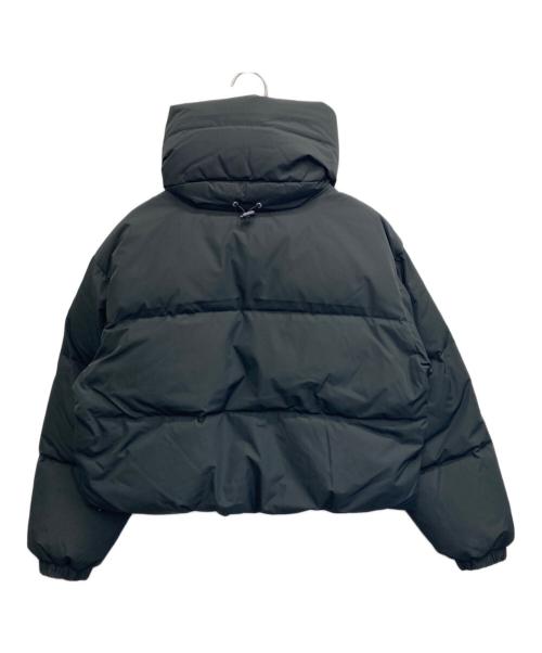 Calvin Klein（カルバンクライン）Calvin Klein (カルバンクライン) W'S VOLUME NECK CROPPED DOWN PUFFER ブラック サイズ:XSの古着・服飾アイテム
