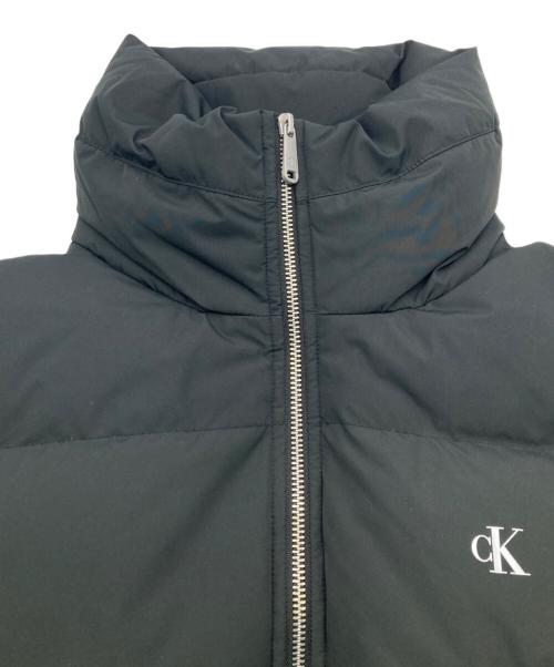 Calvin Klein（カルバンクライン）Calvin Klein (カルバンクライン) W'S VOLUME NECK CROPPED DOWN PUFFER ブラック サイズ:XSの古着・服飾アイテム