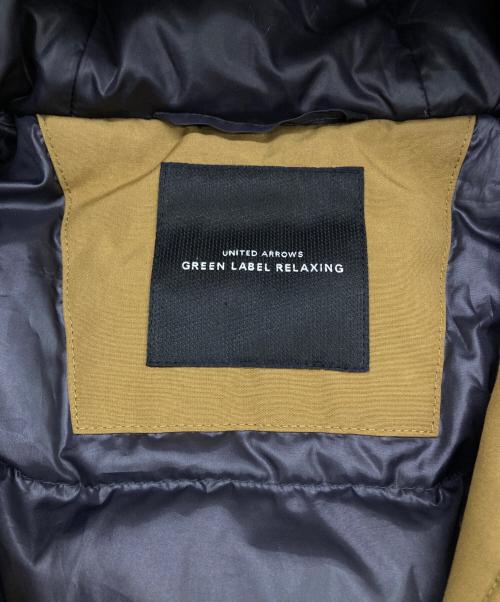 green label relaxing（グリーンレーベルリラクシング）green label relaxing (グリーンレーベルリラクシング) N-3B ダウン ジャケット ベージュ サイズ:Sの古着・服飾アイテム