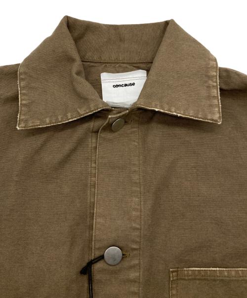 concause（コンコース）concause (コンコース) DUCK COVERALL ブラウン サイズ:5の古着・服飾アイテム