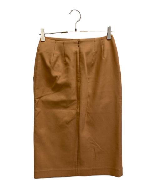 ebure（エブール）EBURE (エブール) ウールスカート イエロー サイズ:36の古着・服飾アイテム
