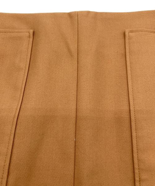 ebure（エブール）EBURE (エブール) ウールスカート イエロー サイズ:36の古着・服飾アイテム