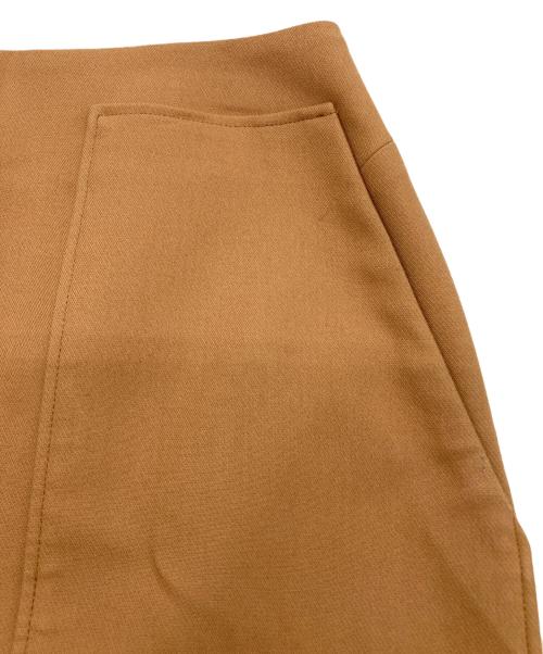 ebure（エブール）EBURE (エブール) ウールスカート イエロー サイズ:36の古着・服飾アイテム