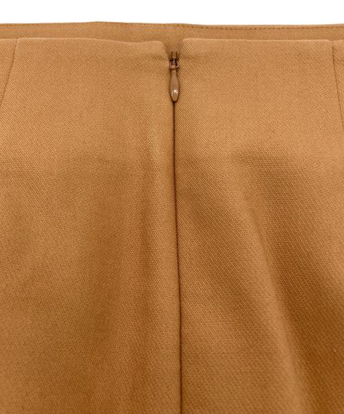 ebure（エブール）EBURE (エブール) ウールスカート イエロー サイズ:36の古着・服飾アイテム